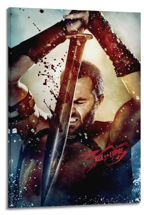 UHHYFVN Filmposter 300 Warriors - Rise of An Empire, Wandkunst, dekoratives Gemälde, Schlafzimmer, Gemälde, Poster, 20 x 30 cm, Rahmenstil