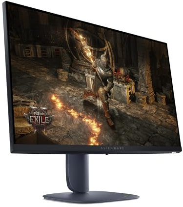 Alienware 27 Monitor Gaming - AW2725DM, QHD 2560x1440, 180Hz, Fast IPS, 1ms, NVIDIA G-SYNC Compatible, AMD FreeSync, 95% DCI-P3, HDR400, DisplayPort, 2 HDMI, 3 USB, 3 Anni di Garanzia
