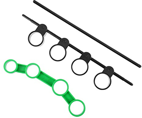 VINTORKY Gitarrenfingerstrecker Zubehör 2 Stück aus Abs und Kupfer zur Fingerkräftigung und Fingerdehnung für Anfänger Beim Klavierspielen und Ukulele Spielen