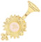 BESPORTBLE First Communion Enamel Lapel Pin Chalice Cross Design Elegant Tie Pin for Catholic Celebrations Religious Jewelry Present for Holy Communion Events