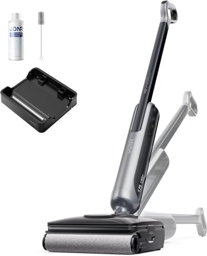 JONR 20000 Pa H2 Nass-Trockensauger, Innovatives Geruchsfreies Design, 1500ml Extra großer Wassertank mit 180° Flachliegend(unverminderte Saugleistung & Wasserleistung), 45 Min Lange Laufzeit. (S)