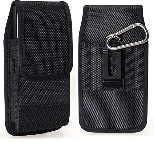 Handy Gürteltasche für Samsung Galaxy A17 A16 A26 A07, S26 Ultra S25 Ultra | Nylon Handytasche Gürtel Clip Hülle Halterung für Redmi Note 15 Pro, Redmi A5 15C, POCO C85 M8 Pro, Mogo G67, OnePlus 15R
