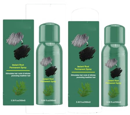 Spray De Tinte Para El Cabello Negro,Spray De Pelo Negro,Spray De Teñido De Pelo Negro Para Nutrir El Cabello,Spray De Teñido De Pelo Negro Para Nutrir El Cabello 2PC