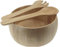 Large Hevea wooden Salad bowl and 2 servers ,Ecological Rubberwood Salad Bowl
