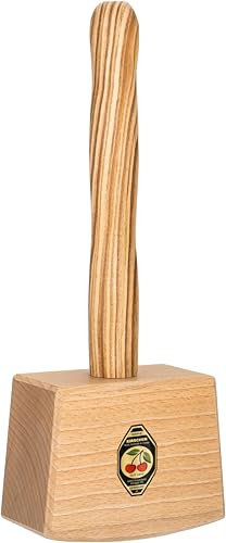 KIRSCHEN Werkzeuge 6160140 Schreinerhammer, Holzhammer, Schreinerklüpfel mit Weißbuchenkopf & Eschenstiel 140mm