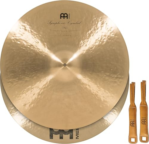 Meinl B20 Orchesterbecken, 56 cm (22 Zoll), Medium, Bronze, 2 Stück