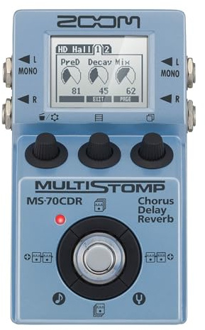 Zoom ZMS70CDR MS-70CDR MultiStomp Chorus/Delay/Reverb Pedal