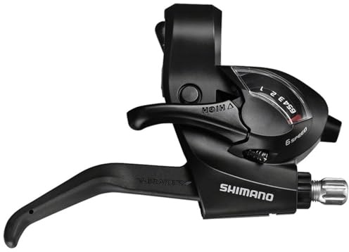 Shimano Tourney ST-EF41 EZ-Fire Plus 3x6s Shifter Set | TX EF41 3x6 Speed Brems- / Schalthebel mit optischer Ganganzeige
