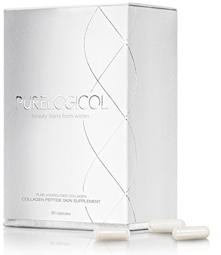 Collagen Tablets, Best Hydrolysed Protein Peptide Skin Supplement - 90 x Collagen Capsules x 800mg