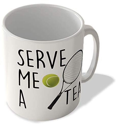 McMug - Serve Me A Tea - Tennis - Mug, Ceramic, 11fl.oz.