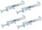 Transtools 4 X OX Premium PRO Series Silver Brick Profile Clamps - 178 mm
