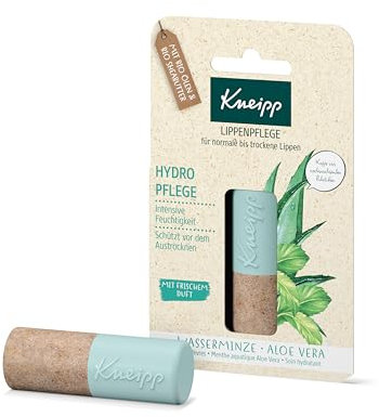 Kneipp Lippenpflege Hydro Pflege - mit Bio Ölen & Bio Sheabutter - Wasserminze & Aloe Vera - 4,7g