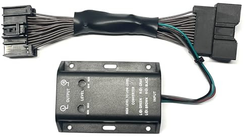 Add A Sub Bass Amp Amplifier Adapter Interface to Factory OEM Car Stereo Radio System - Made for Select Ford Vehicles- No Factory External Premium Amp/Sony - Read Below- Vehicles Listed Below