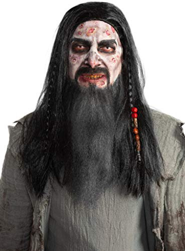 Maskworld - Gruselig gute Zombie-Pirat Perücke für Karneval, Fasching, Halloween oder Motto-Party - Untote Piratenperücke für Männer