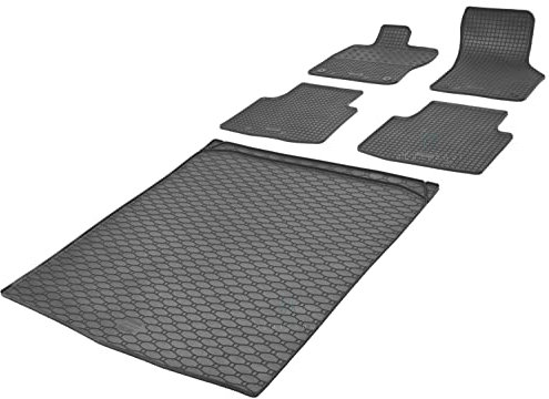 Kofferraumwanne und Gummifußmatten RIGUM geeignet für Skoda Superb III Kombi ab 2015 Perfekt angepasst + Magic Eraser