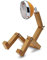 Piffany Mini Mr. Wattson LED-Tischlampe, elegantes und minimalistisches Design, hochwertige Legierung aus Eschenholz - MC Laren Orange