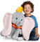 Disney Store Großes Plüschtier Dumbo, 58 cm, Ikonische Figur in Sitzposition mit gestickten Details und 3D-Ohren, geeignet für alle Altersgruppen