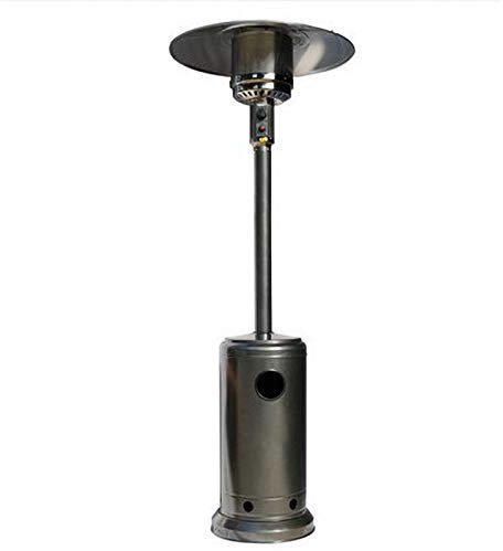 Chauffage d'extérieur gaz -Portable En Acier Inoxydable Lampe De Chaleur Extérieure Champignon Chauffage Commercial Patio Chauffe Avec Roues Pour Mariage De Jardin, FêTe B