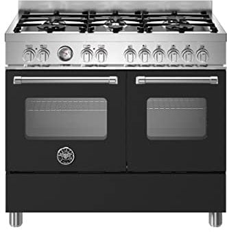 Bertazzoni Master Series MAS106L2ENEC 100cm Dual Fuel Range Cooker - Nero - A/A Rated