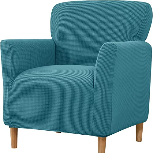 DEZYPZAM Sofahusse Sofa Abdeckung Hussen Wannensesselhussen | Accent Stuhlhussen Mit Armlehnen | Lounge Tub Sessel Stuhl Schonbezug, Sofa Überwürfe Sofabezug (Blau)