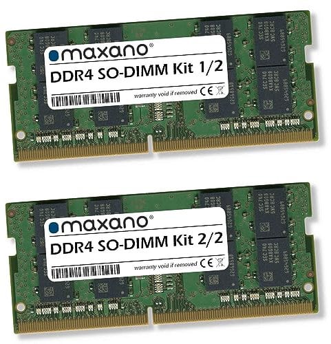 Maxano Kit da 64 GB 2 X 32 GB RAM compatibile con MSI Thin GF63 10UD (memoria PC4-21300 SO-DIMM)