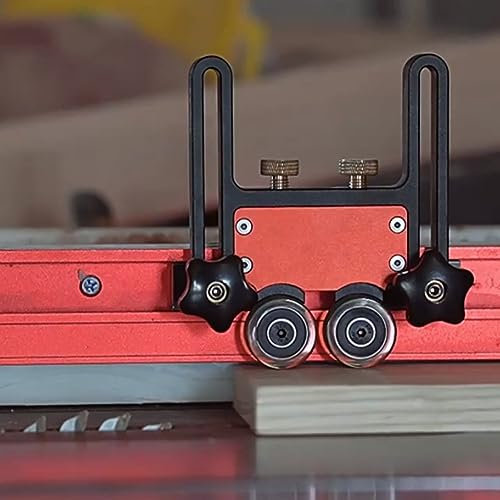 Bearing Roller Feeder, Table Saw Stock Guides, Roller Guide Feather Loc Board, Bearing Stock Pressing Roller, Anti Rebound Pushing Tool