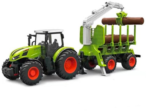 Korody RC 1:24 TRACTOR LOG GRAB W/TRAILER