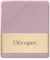 Decoper ® Mako-Feinjersey Spannbettlaken aus 100% Baumwolle | Atmungsaktiv & kuschelig weich | Oeko-Tex Zertifiziert | bis 25 cm Matratzenhöhe | 120 cm x 200 cm | Farbe Mauve