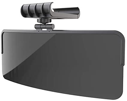 Parasol Coche Delantero Extensor Universal de Visera polarizada antideslumbrante Ajustable para Visera de Coche