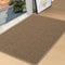 BEQHAUSE Doormat Indoor 80x120 cm, Dirt Trapper Door Mats Non-Slip, Low-Profile Indoor Mats, Resist Dirt Floor Mat Washable Entrance Mat for Front Back Door, Entryway, Hallway, Taupe