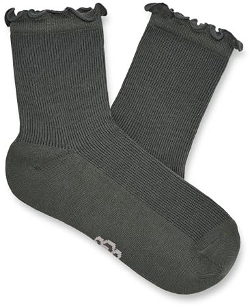 UGG Damen Karsyn Lettuce Edge Socken, Forester, Einheitsgröße