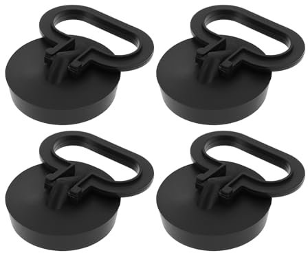 EMSea 4 Pezzi Tappo Per Lavandino Con Maniglia Tappo Di Scarico In Plastica Per Lavandino Diametro Di Ricambio 37mm Diametro Superiore 40mm Adatto Per Cucina Vasca Da Bagno Lavanderia Lavello