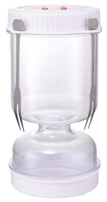 Miaoyak Pot à légumes pour cornichons secs et humides, type sablier, récipient filtrant idéal pour conserver les cornichons