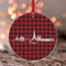 Frankreich Paris Weihnachtsschmuck Reise Abenteuer Skyline Landschaft Rund Weihnachtsbaum Ornament Andenken Stadt Wolkenkratzer Gebäude Silhouetten Acryl Weihnachtskugel Baumschmuck