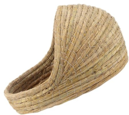 Happyyami Nid Paille Tissée pour Petits Animaux Maison Douillette pour Hamster Cochon Lapin Et Poules Nid Respirant Et Facile à Nettoyer pour Confort Optimal