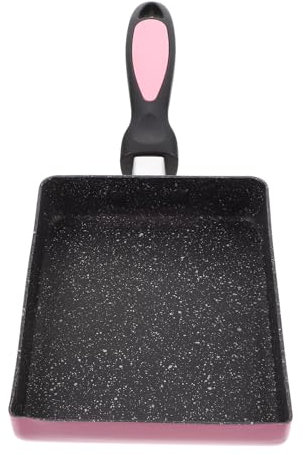 Ciieeo Japanese Style Tamagoyaki Pan 13x18cm Non-Stick Square Frying Pan for Outdoor Camping Toast Sandwiches Pancakes