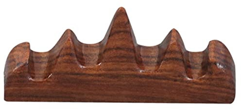Operitacx Penholder Brush Pen Rest Chinese Calligraphy Pen Holder Writing Brush Support Chinese Calligraphy Brush Holder Pen Stand Paint Brush Rest Brush Hanger Sumi Pen Rack Wood Brown