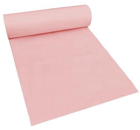 Fenteer Hochzeitsgang Runner 1,2 Meter breites, Resuable 32,8 Ft Fläche Teppich Hochzeit Teppich für die Kirchenurlaubsausstellung Brautdusche Abschlussball, Rosa