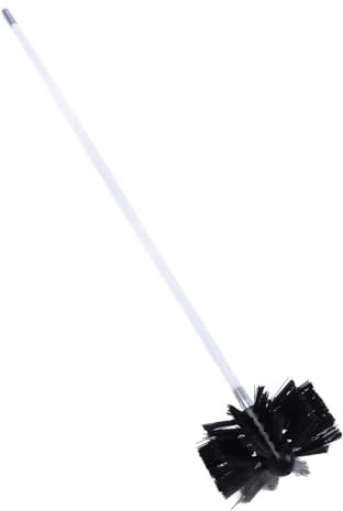 Rankomu Lot de 12 brosses de nettoyage pour tuyau de cheminée, paroi intérieure, pièce de perceuse électrique flexible pour conduit de séchage, tige de 40,6 cm, accords de nettoyage de tuyaux de