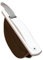 Recogedor de persiana empotrable PR01 para cinta de 18mm de ancho 14x2,5x8,7cm color blanco (incluye cinta y embellecedor)