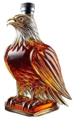 Creative Glede Bouteille en verre idéale pour divertir les invités Whiskies Décanteur 300 ml Bouteille d'alcool de collection