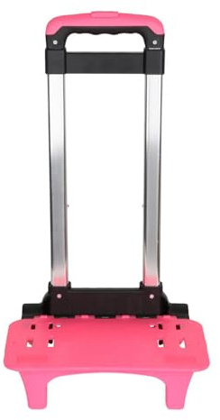 MVQJSUCI Backpack Trolley 2 Wheels Portable Telescopic Rod Backpack Hand