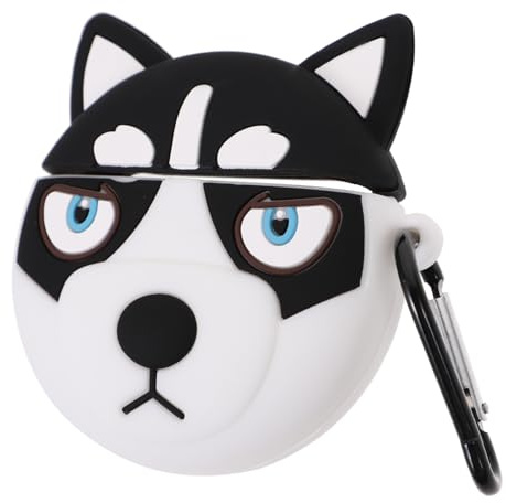 NOLITOY Earbud Case for, Silicone Protective Charging Case Secure Lock, Compatible Wireless Headset Cover for Travel and Daily Use, Black Random Color