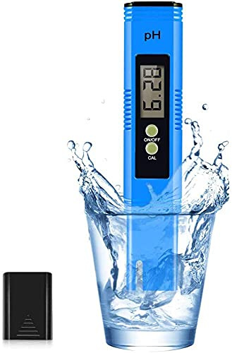 Digital pH Meter, PH Tester for Water, 0.01PH High-Precision Water Quality Tester, 0-14PH Measurement Range Auto Calibration and Clear Display for Swimming Pool, Drinking Water, Aquariums, Hydroponics