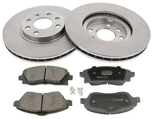 Mapco 47673 Bremsensatz Bremsscheiben mit Bremsbeläge Vorderachse