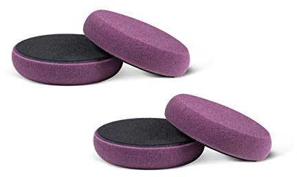 Scholl Concepts Premium Polierschwamm S | Lila | 90mm Durchmesser | 4 Stück