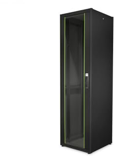 DIGITUS Netzwerkschrank - 19-Zoll Rack 42HE - 60x60 cm - Dynamic Basic Serie - Traglast 600 kg - Nutztiefe 550 mm - Schwarz