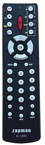 Silva-Schneider zapman RC 10 380 /RC 11 Universalfernbedienung, vorprogrammiert, LED-Anzeige