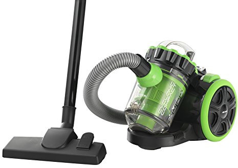 Ariete 2747 – Aspirapolvere compatto senza sacchetto 700 W, filtro HEPA lavabile, colore: nero/verde
