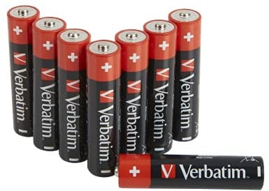 Verbatim Premium AAA-Alkalibatterien, 1,5V, AAA-LR03 Micro, Batterien-AAA, Batterien für MP3-Player, Kamera, Fernbedienung, Rasierapparat uvm, Premium Alkaline-Batterie, 10 Stück
